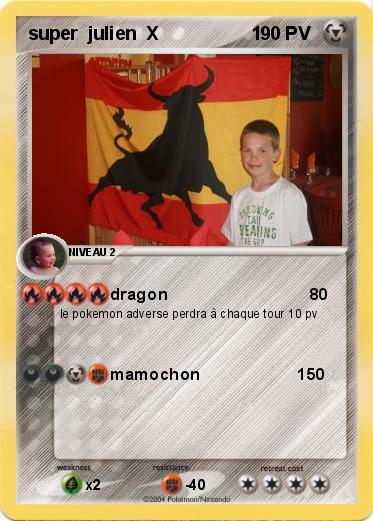 Pokemon super  julien  X                  1