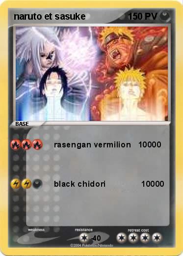 Pokemon naruto et sasuke