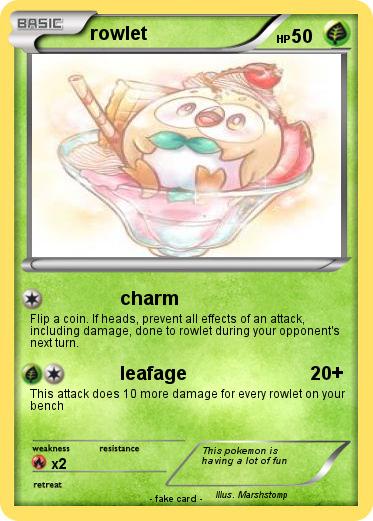 Pokemon rowlet