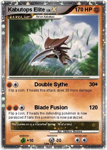 Pokemon Kabutops Elite