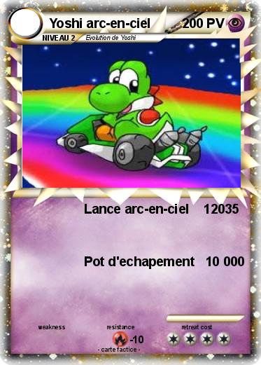 Pokemon Yoshi arc-en-ciel
