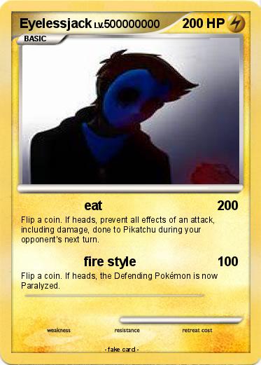 Pokemon Eyelessjack