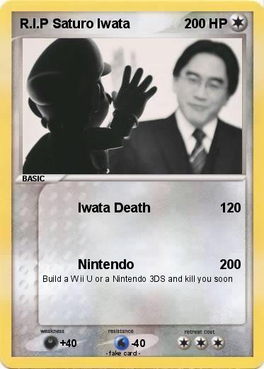 Pokemon R.I.P Saturo Iwata
