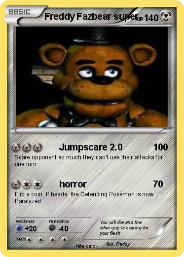 Pokemon Freddy Fazbear super