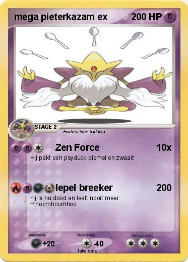 Pokemon mega pieterkazam ex