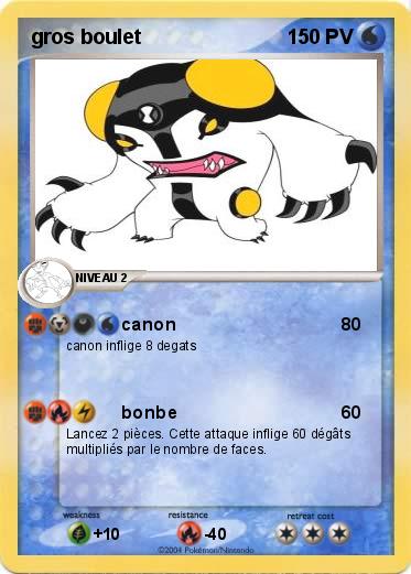 Pokemon gros boulet