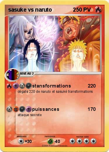 Pokemon sasuke vs naruto              2