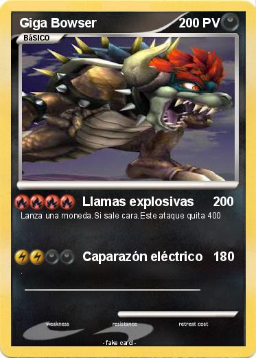 Pokemon Giga Bowser
