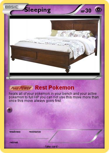 Pokemon Sleeping