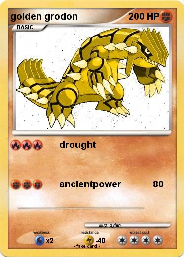Pokemon golden grodon