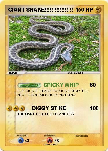Pokemon GIANT SNAKE!!!!!!!!!!!!!!!!!