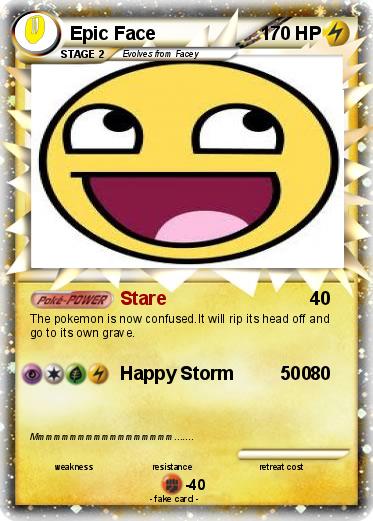 Pokemon Epic Face