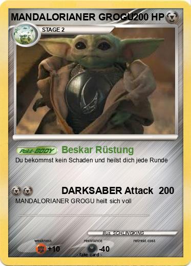 Pokemon MANDALORIANER GROGU