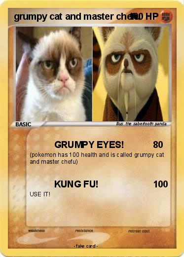 Pokemon grumpy cat and master chefu