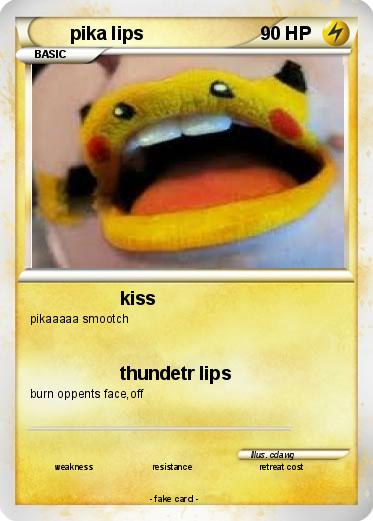 Pokemon pika lips