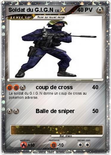 Pokemon Soldat du G.I.G.N