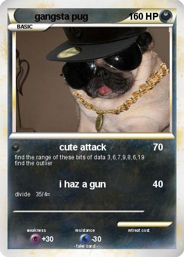 Pokemon gangsta pug