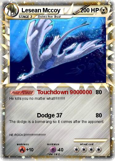 Pokemon Lesean Mccoy