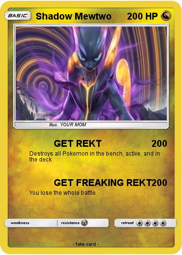 Pokemon Shadow Mewtwo