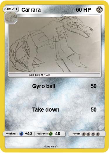 Pokemon Carrara