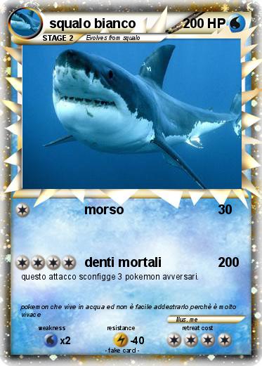 Pokemon squalo bianco