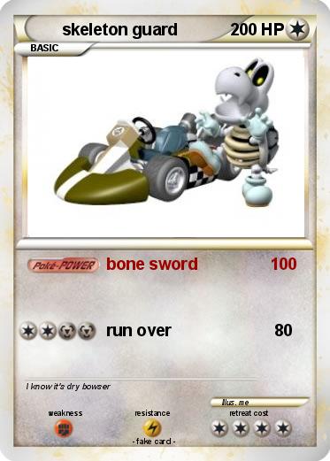 Pokemon skeleton guard