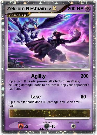Pokemon Zekrom Reshiam