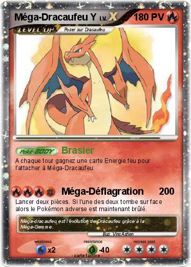 Pokemon Méga-Dracaufeu Y