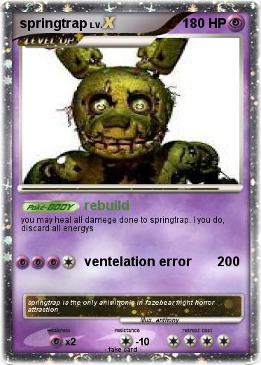 Pokemon springtrap