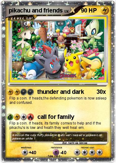 Pokemon pikachu and friends