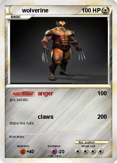Pokemon wolverine