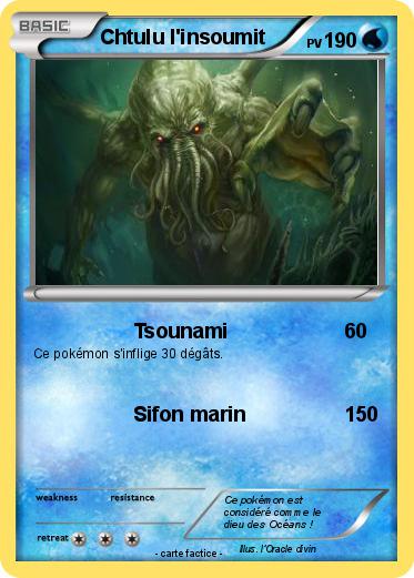 Pokemon Chtulu l'insoumit