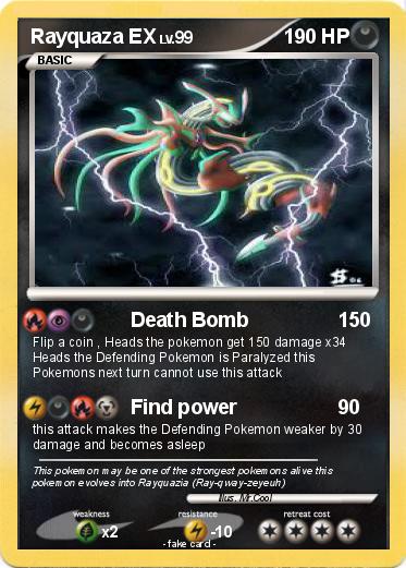 Pokemon Rayquaza EX