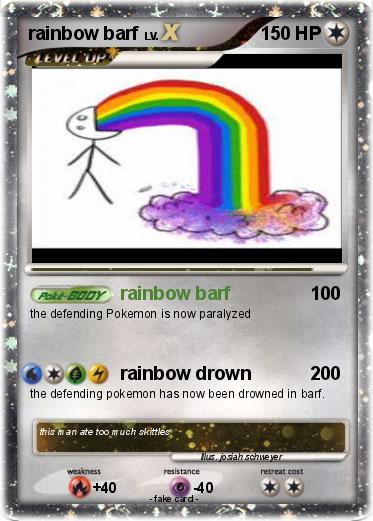 Pokemon rainbow barf