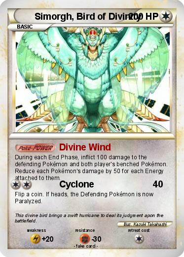 Pokemon Simorgh, Bird of Divinity
