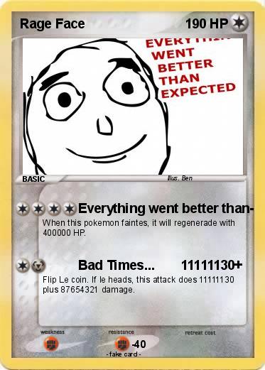 Pokemon Rage Face