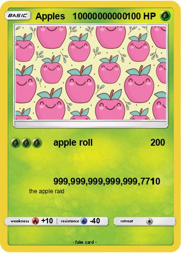 Pokemon Apples   10000000000