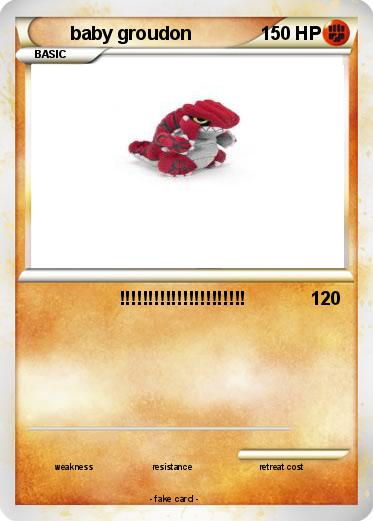 Pokemon baby groudon
