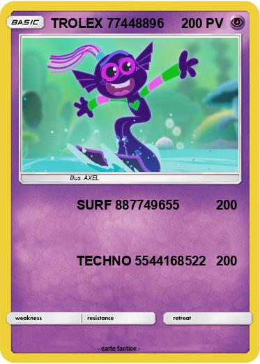 Pokemon TROLEX 77448896
