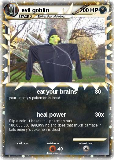 Pokemon evil goblin