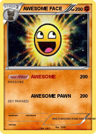 Pokemon AWESOME FACE