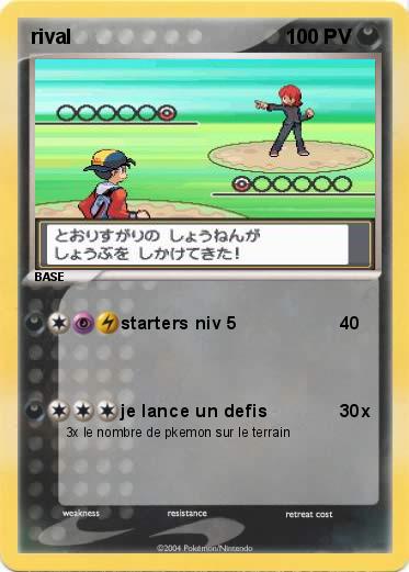 Pokemon rival