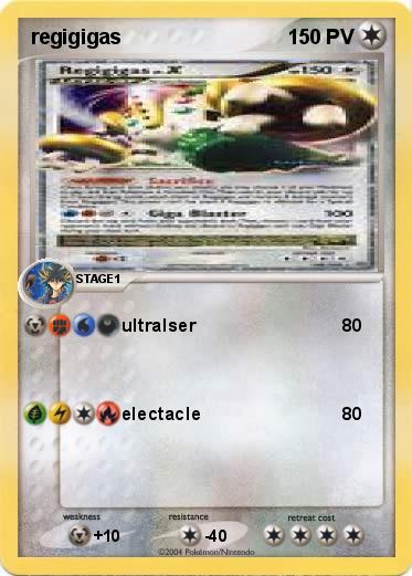 Pokemon regigigas