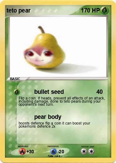 Pokemon teto pear