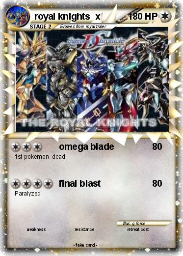 Pokemon royal knights  x