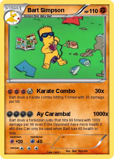 Pokemon Bart Simpson