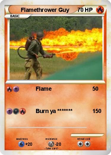Pokemon Flamethrower Guy