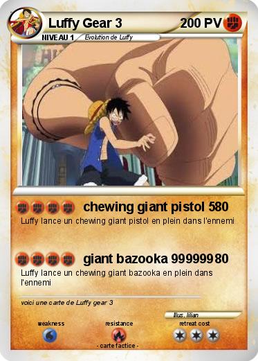 Pokemon Luffy Gear 3