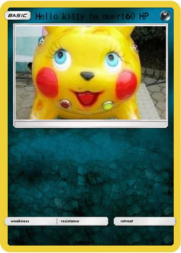 Pokemon Hello kitty ha muerto