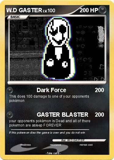 Pokemon W.D GASTER